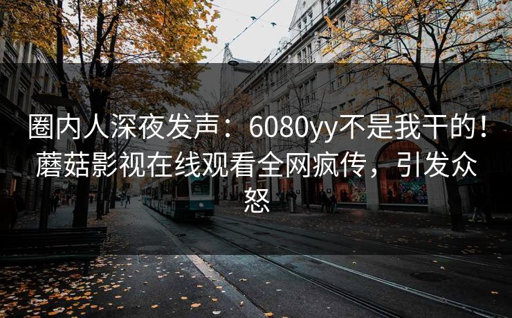 圈内人深夜发声：6080yy不是我干的！蘑菇影视在线观看全网疯传，引发众怒